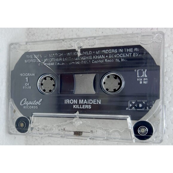 Iron Maiden • Killers And Power Slave• 2 Pack Stereo Cassettes - Picture 3 of 6